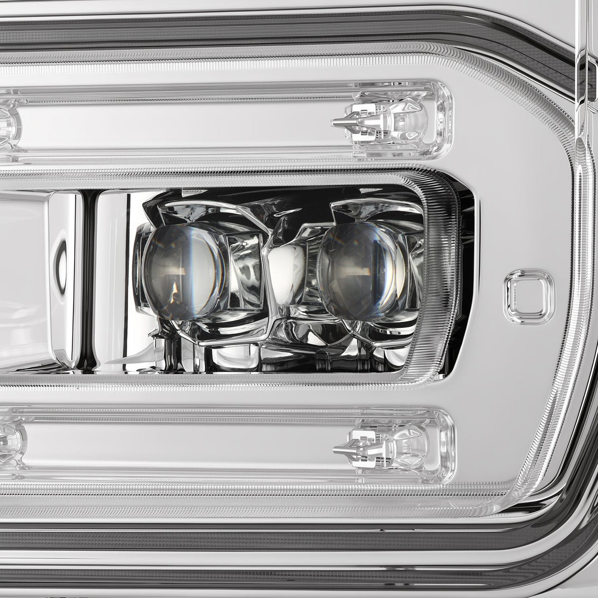23-26 Ford Super Duty NOVA-Series LED Projector Headlights Chrome - view 7