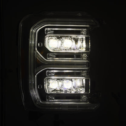 23-26 Ford Super Duty NOVA-Series LED Projector Headlights Chrome - view 3