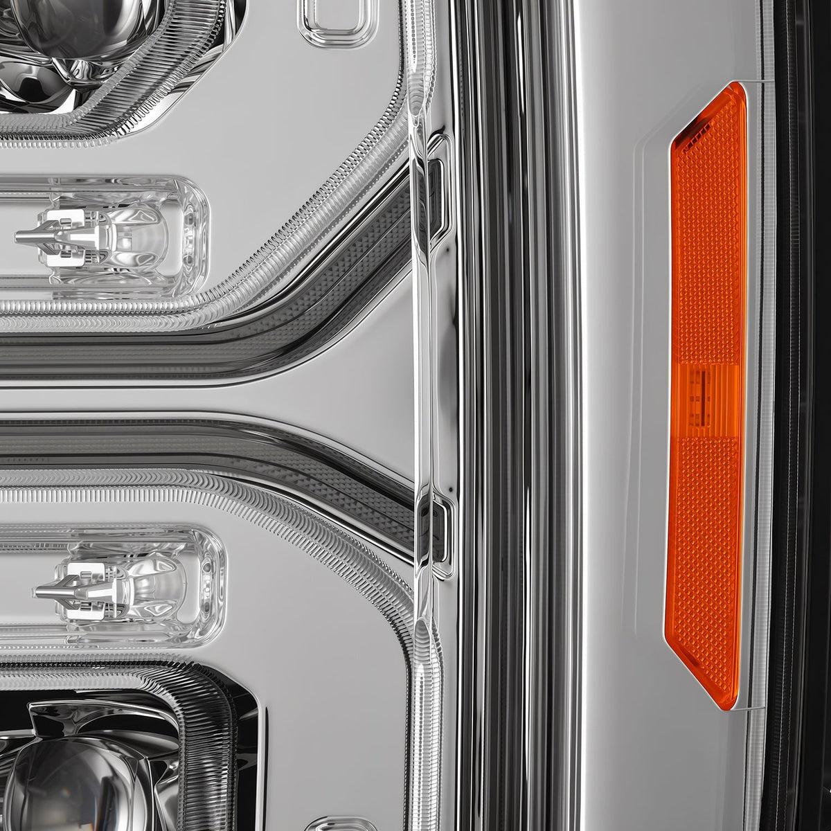 23-26 Ford Super Duty NOVA-Series LED Projector Headlights Chrome - view 8