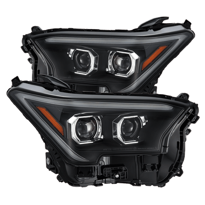 24-26 Toyota Tacoma / 25-26 4Runner LUXX-Series LED Projector Headlights Black - view 1