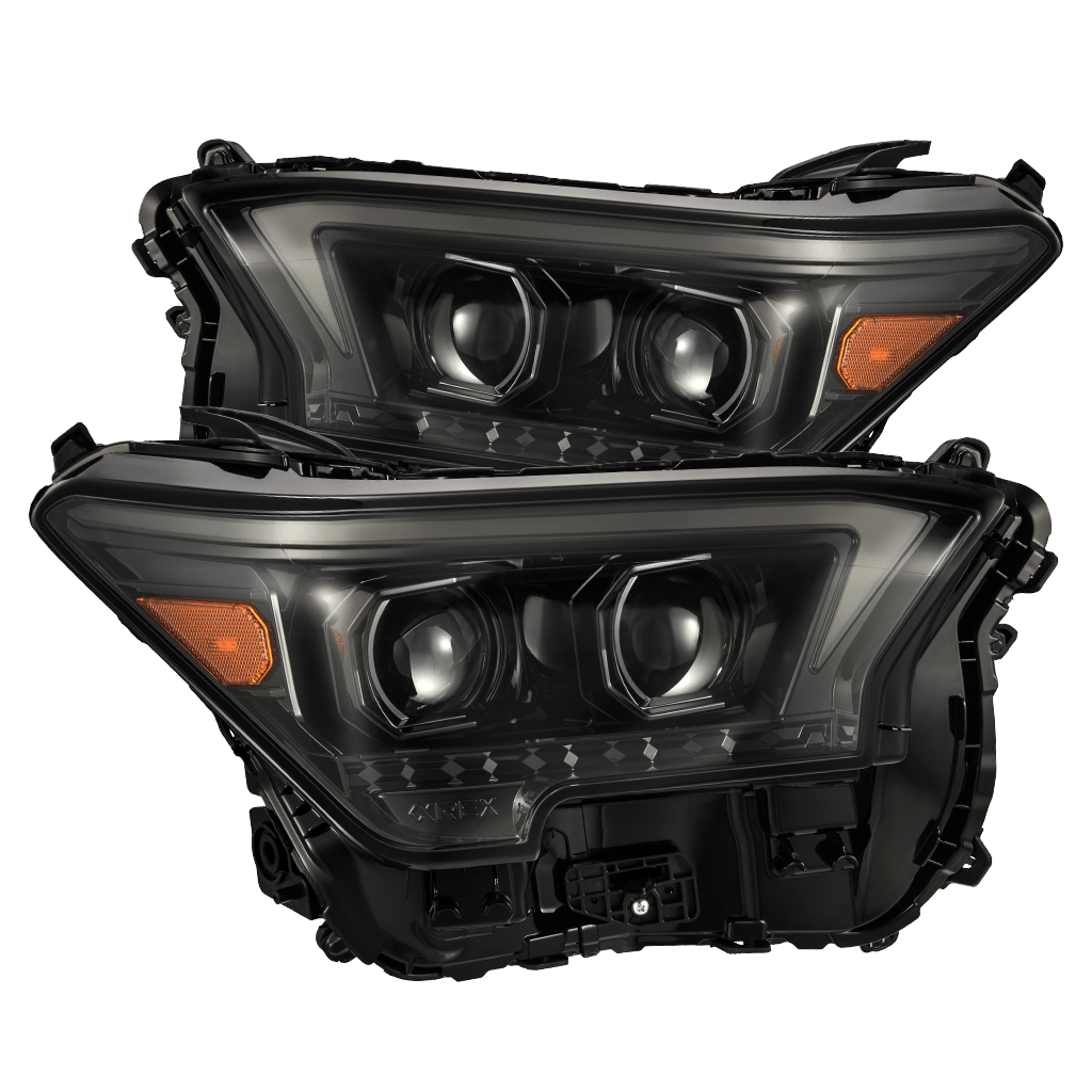 24-26 Toyota Tacoma / 25-26 4Runner OG-Style LUXX-Series LED Projector Headlights Alpha-Black - view 1