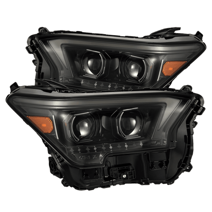 24-26 Toyota Tacoma / 25-26 4Runner OG-Style LUXX-Series LED Projector Headlights Alpha-Black - view 1