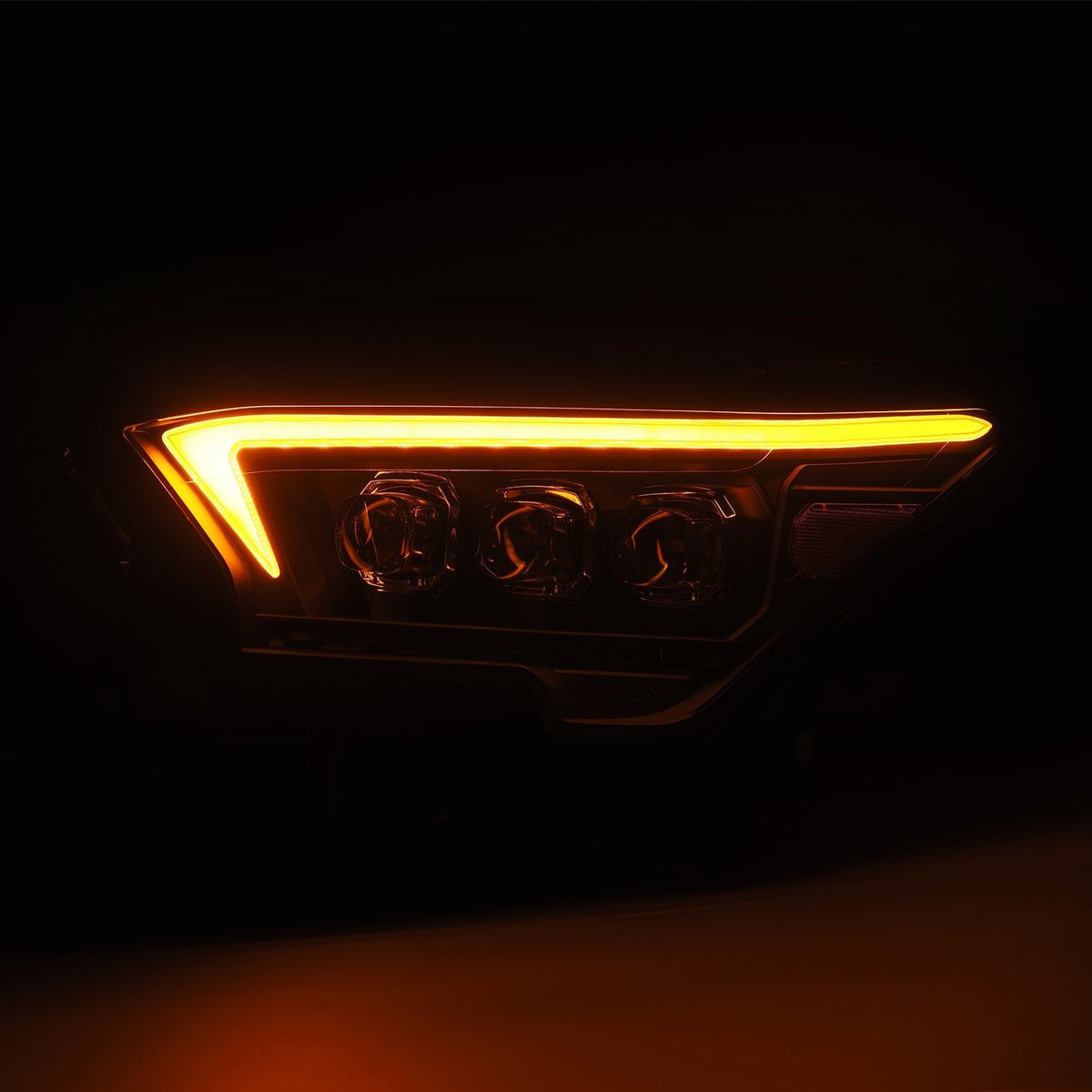 24-26 Toyota Tacoma /25-up 4Runner OG-Style NOVA-Series LED Projector Headlights Black - view 3