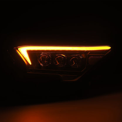 24-26 Toyota Tacoma /25-up 4Runner OG-Style NOVA-Series LED Projector Headlights Black - view 3