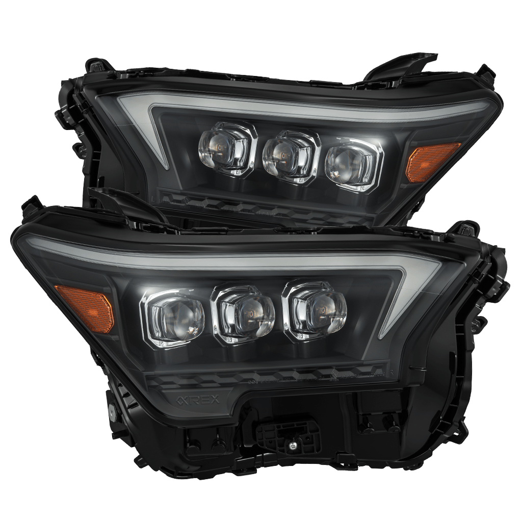 24-26 Toyota Tacoma /25-up 4Runner OG-Style NOVA-Series LED Projector Headlights Black - view 1