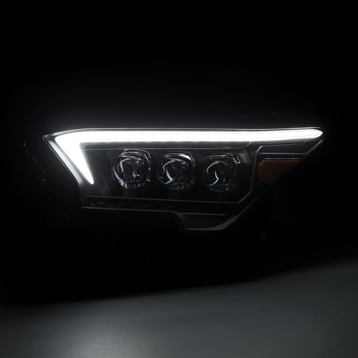24-26 Toyota Tacoma /25-up 4Runner OG-Style NOVA-Series LED Projector Headlights Black - view 2