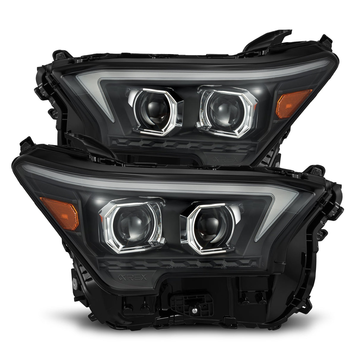 24-26 Toyota Tacoma / 25-26 4Runner OG-Style LUXX-Series LED Projector Headlights Black - view 1