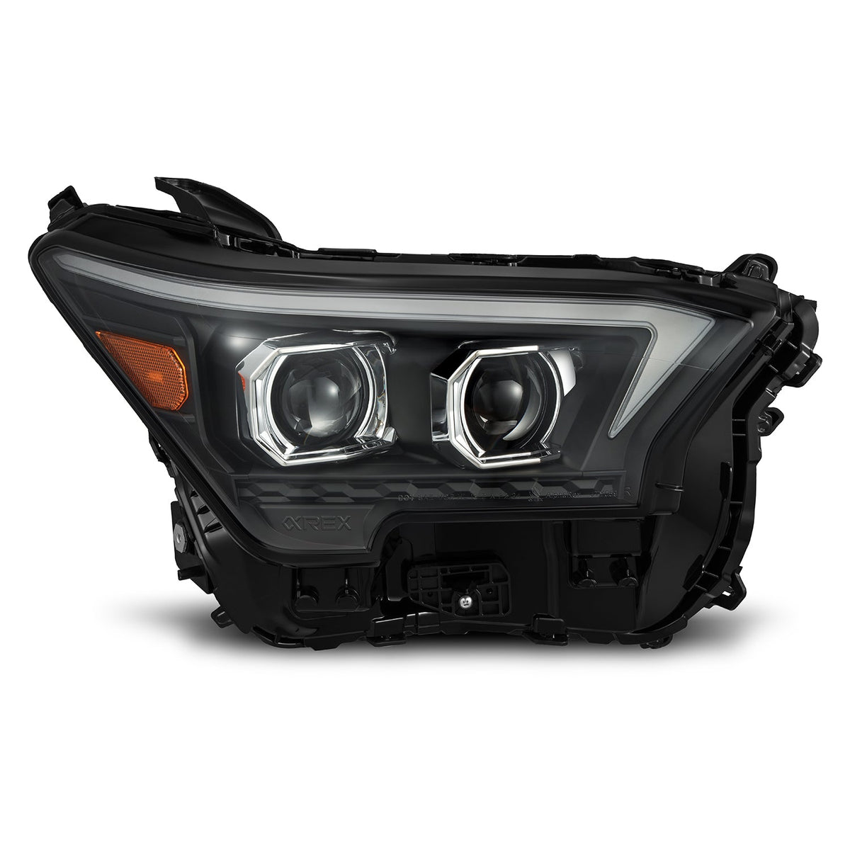24-26 Toyota Tacoma / 25-26 4Runner OG-Style LUXX-Series LED Projector Headlights Black - view 4