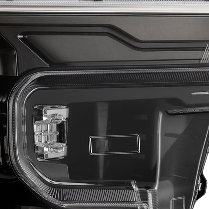 24-26 Ford Ranger / Ranger Raptor LUXX-Series LED Projector Headlights Alpha-Black - view 3