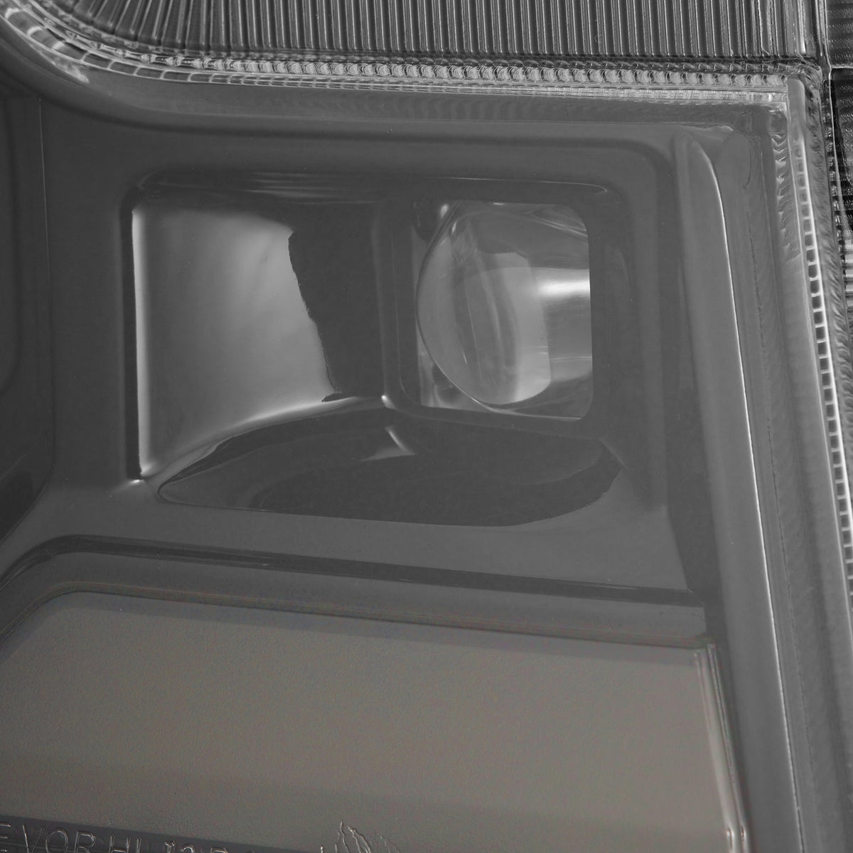 24-26 Ford Ranger / Ranger Raptor LUXX-Series LED Projector Headlights Alpha-Black - view 5