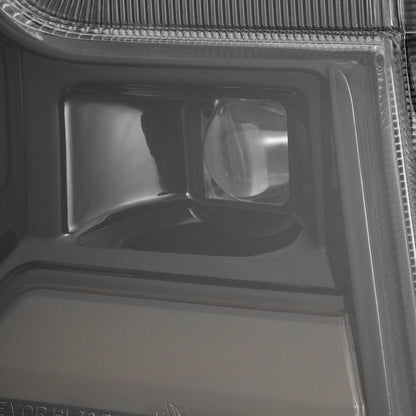 24-26 Ford Ranger / Ranger Raptor LUXX-Series LED Projector Headlights Alpha-Black - view 5