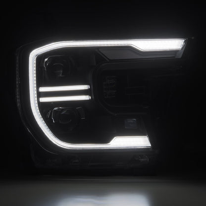 24-26 Ford Ranger / Ranger Raptor LUXX-Series LED Projector Headlights Black - view 8