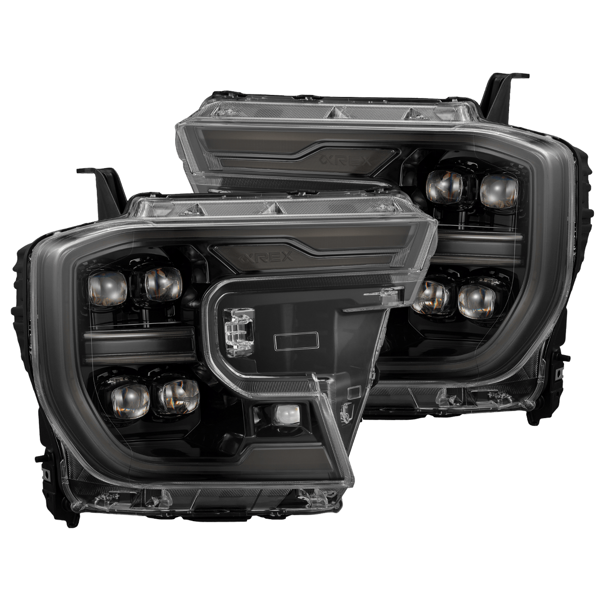 24-26 Ford Ranger / Ranger Raptor NOVA-Series LED Projector Headlights Alpha-Black - view 1