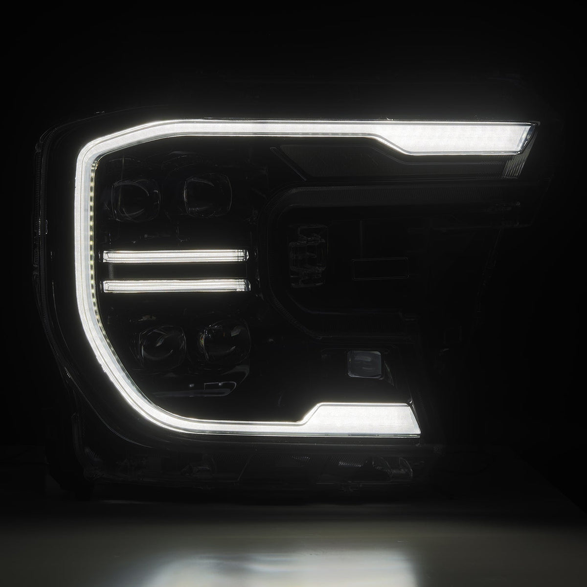 24-26 Ford Ranger / Ranger Raptor NOVA-Series LED Projector Headlights Alpha-Black - view 5