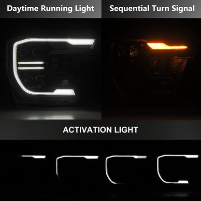 24-26 Ford Ranger / Ranger Raptor NOVA-Series LED Projector Headlights Alpha-Black - view 8