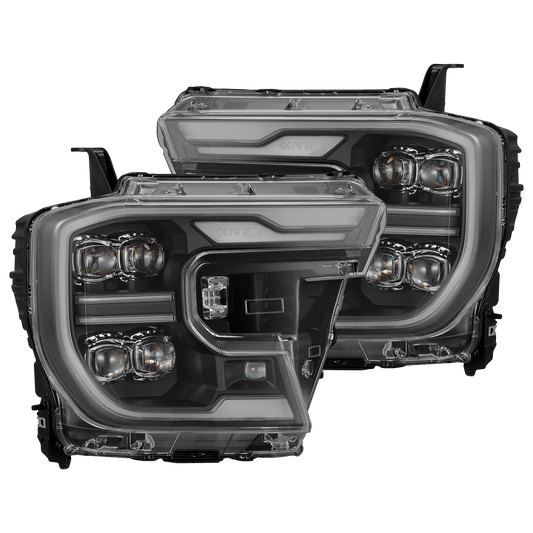 24-26 Ford Ranger / Ranger Raptor NOVA-Series LED Projector Headlights Black - view 1