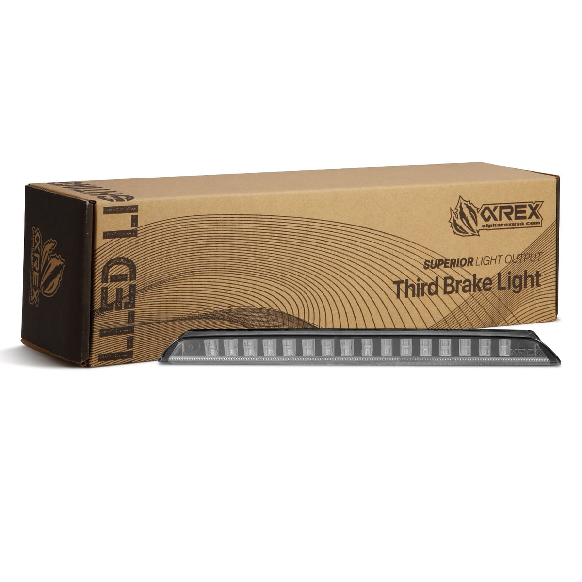 24-26 Lexus TX NOVA-Series Prismatic LED Third Brake Light Black - view 1