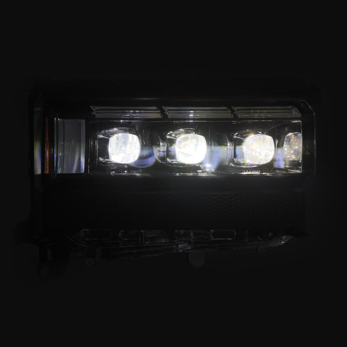 24-26 Toyota Land Cruiser NOVA-Series LED Projector Headlights Black - view 4