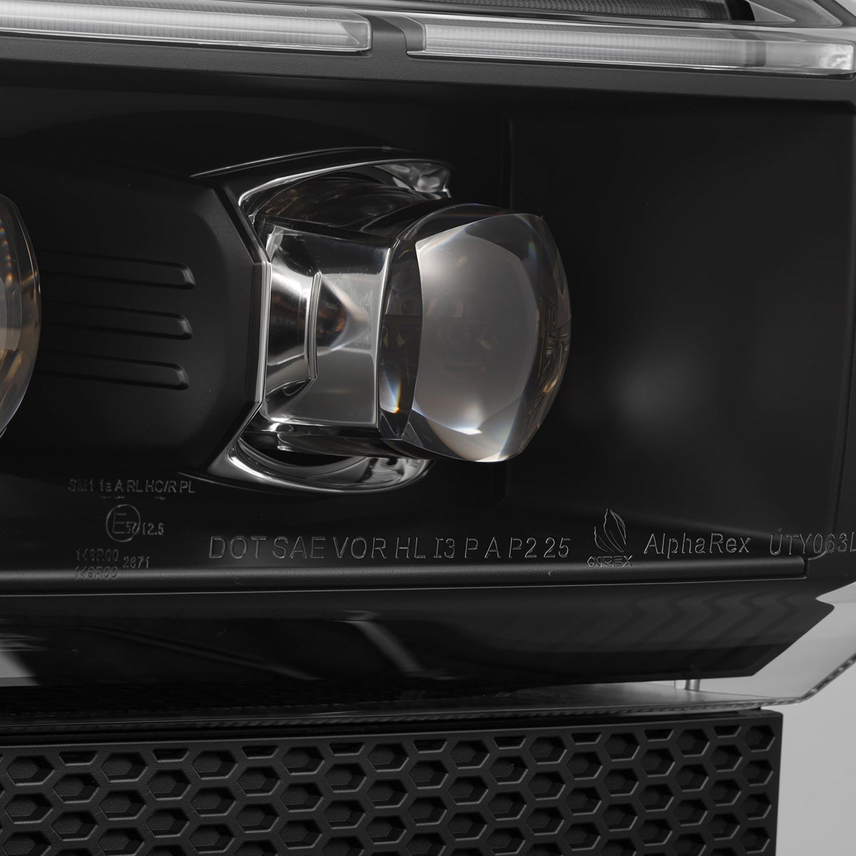 24-26 Toyota Land Cruiser NOVA-Series LED Projector Headlights Black - view 7