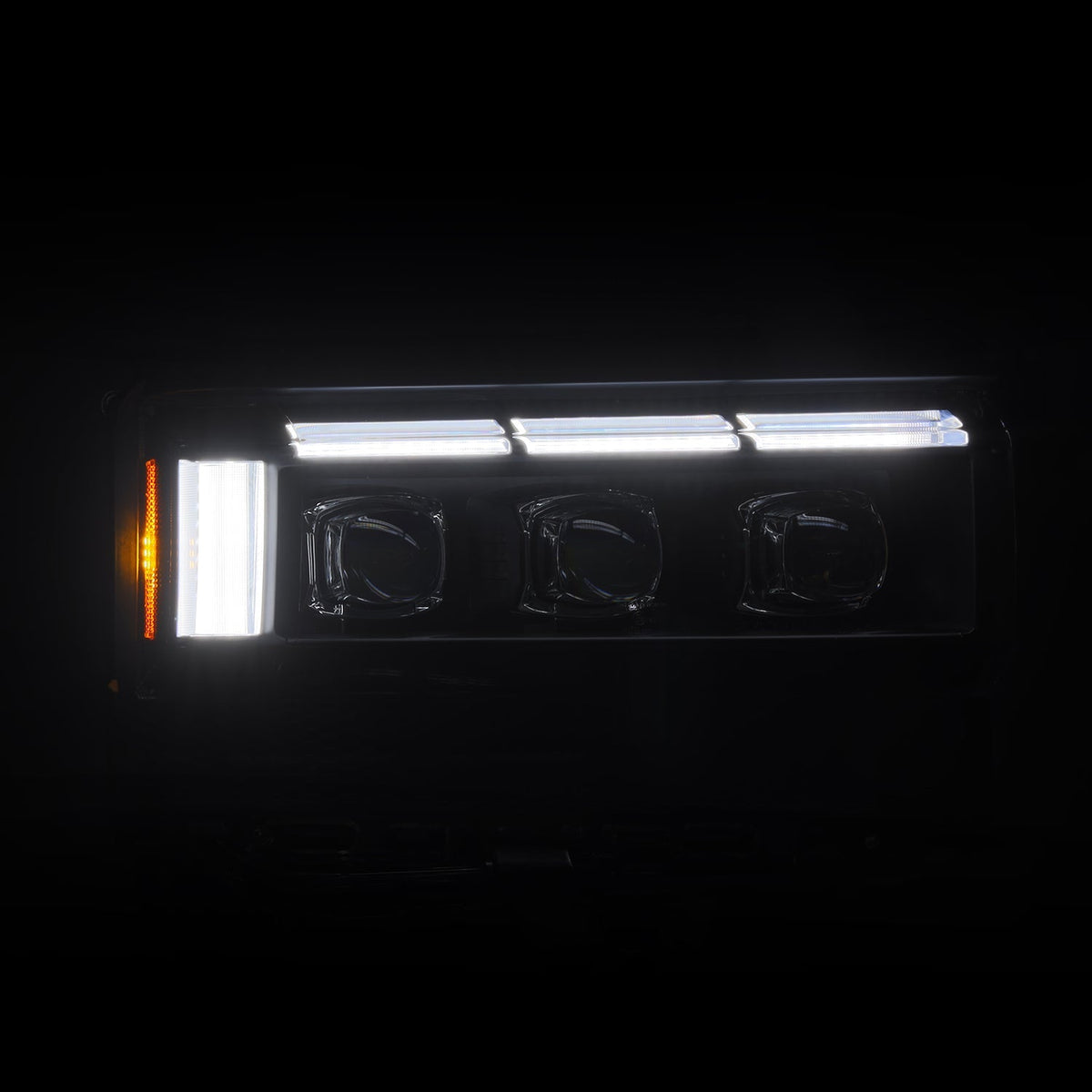 24-26 Toyota Land Cruiser NOVA-Series LED Projector Headlights Black - view 2