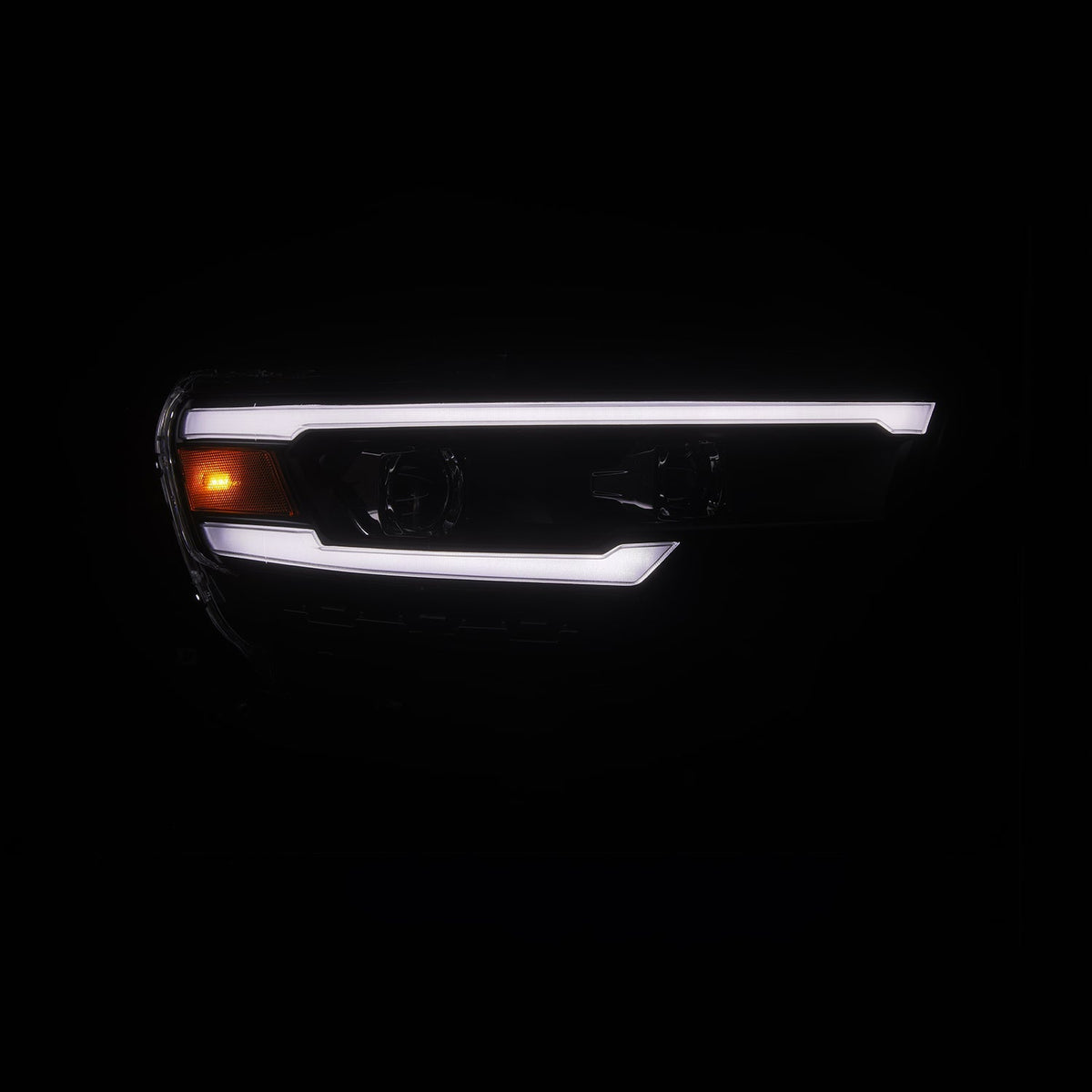 25-26 Ram 1500 LUXX-Series LED Projector Headlights Black - view 5