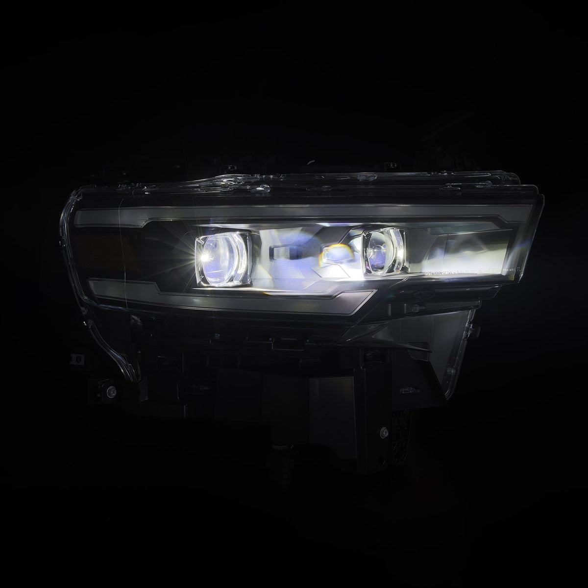 25-26 Ram 1500 LUXX-Series LED Projector Headlights Black - view 7