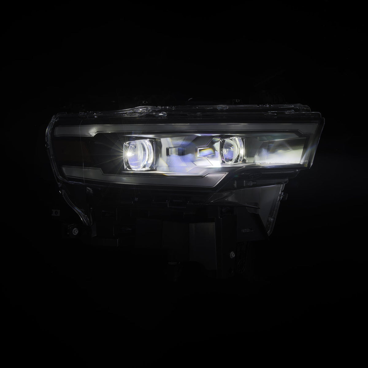 25-26 Ram 1500 LUXX-Series LED Projector Headlights Black - view 8