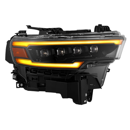 25-26 Ram 1500 NOVA-Series LED Projector Headlights Alpha-Black - view 6