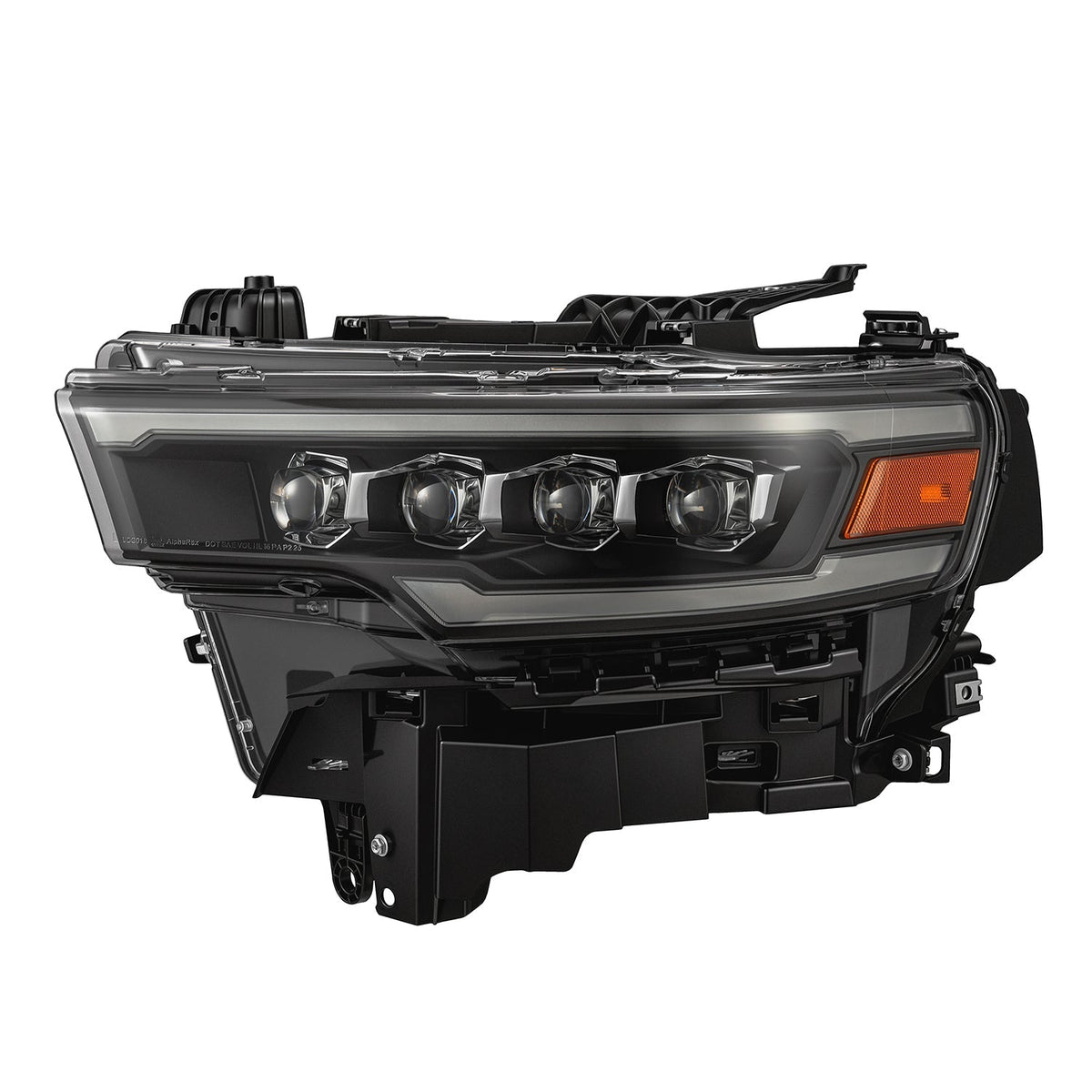 25-26 Ram 1500 NOVA-Series LED Projector Headlights Black - view 2