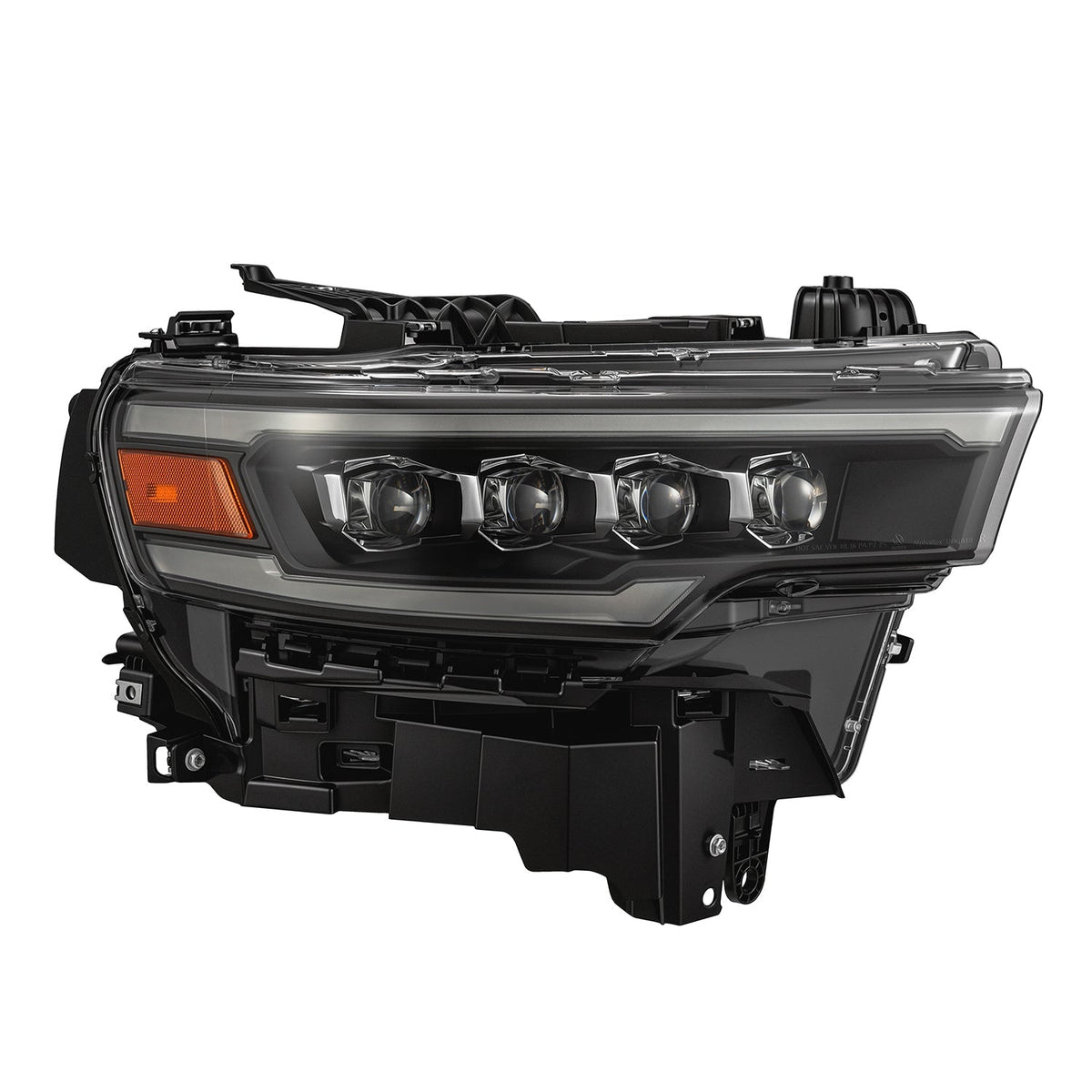 25-26 Ram 1500 NOVA-Series LED Projector Headlights Black - view 3