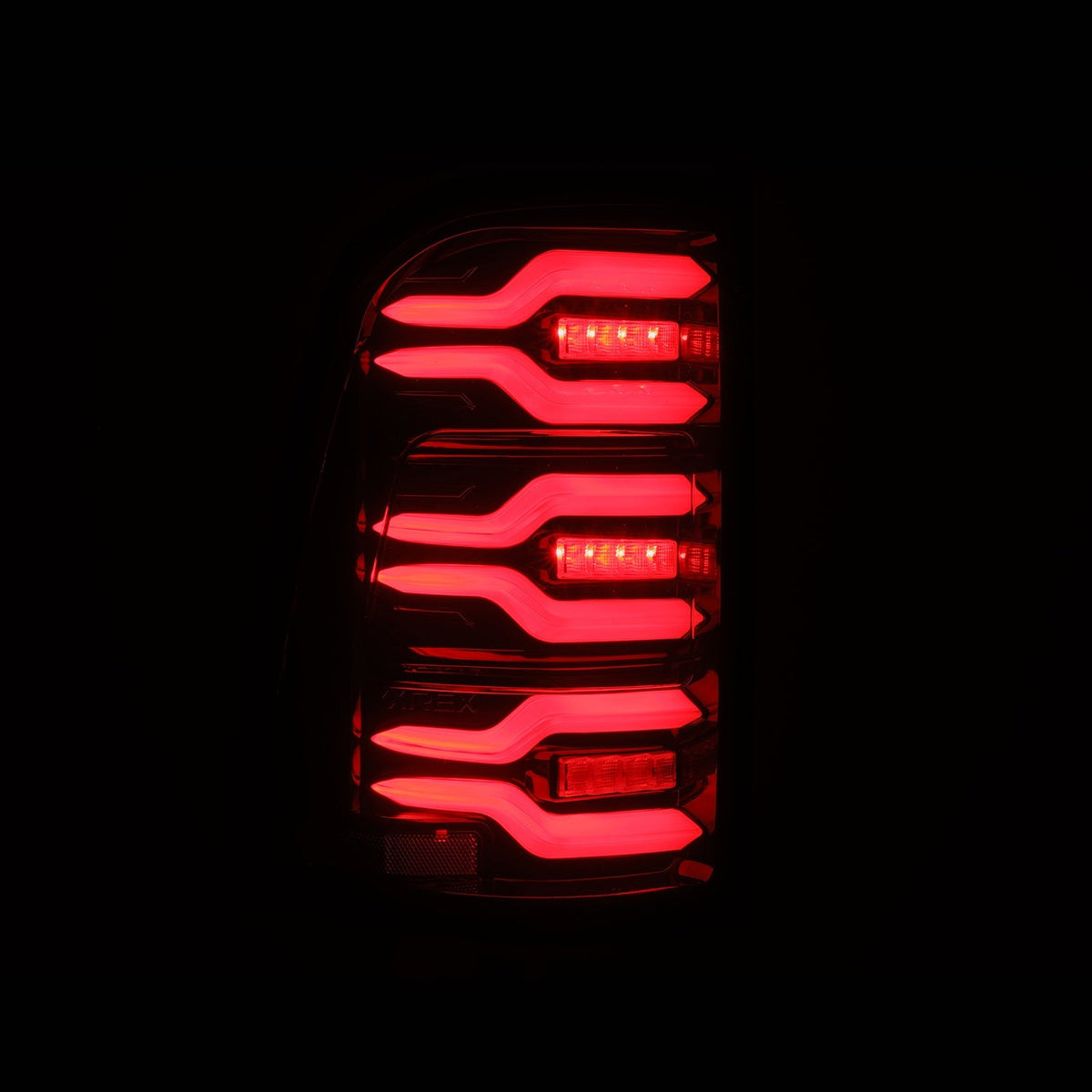 25-26 Ram 1500 LUXX-Series LED Tail Lights Black-Red - view 4