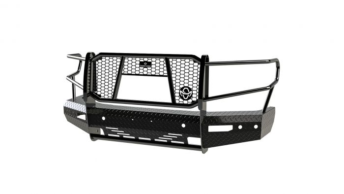 RANCH HAND SUMMIT SERIES FRONT BUMPER w/ GRILLE GUARD for 2019-2024 Dodge/Ram 1500, w/ Camera