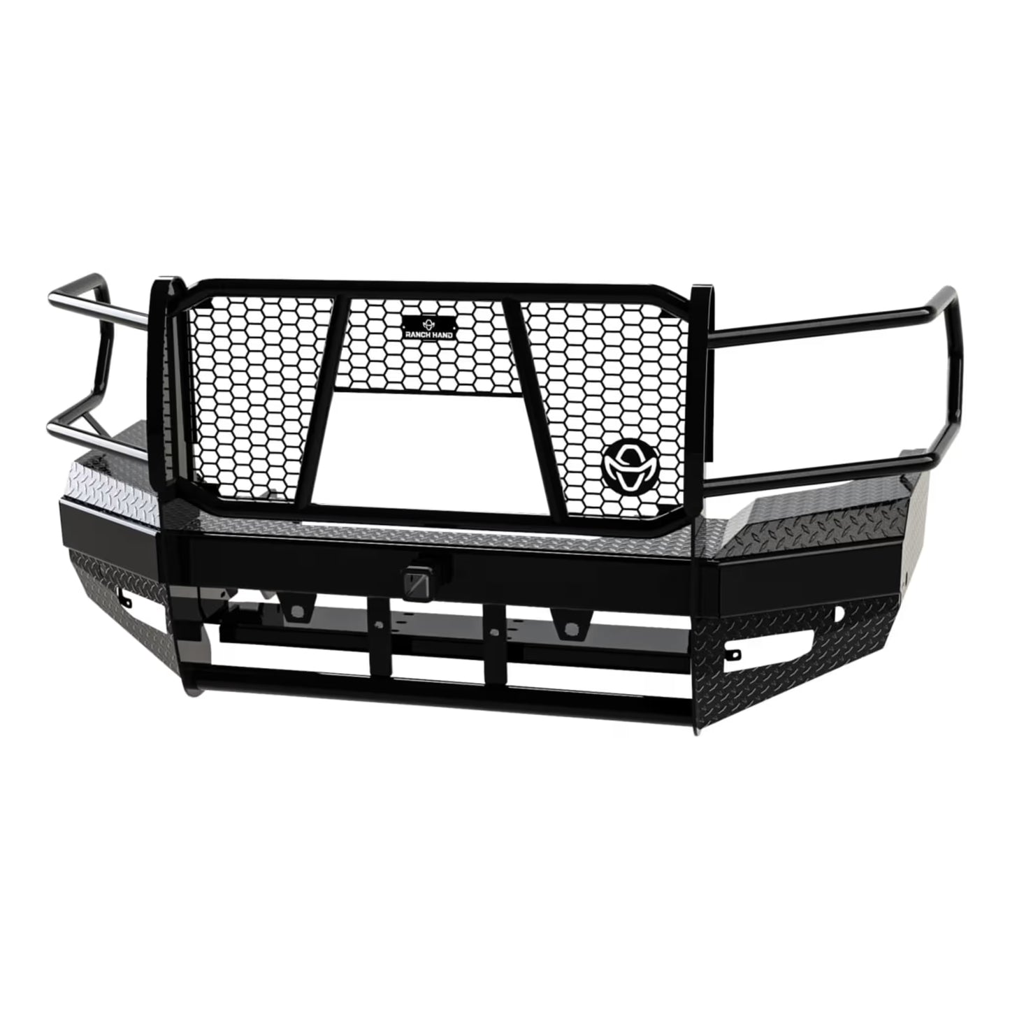 RANCH HAND SPORT WINCH-READY SERIES FRONT BUMPER w/ GRILLE GUARD for 2019 - 2024 Dodge Ram 2500 / 3500 w/Camera