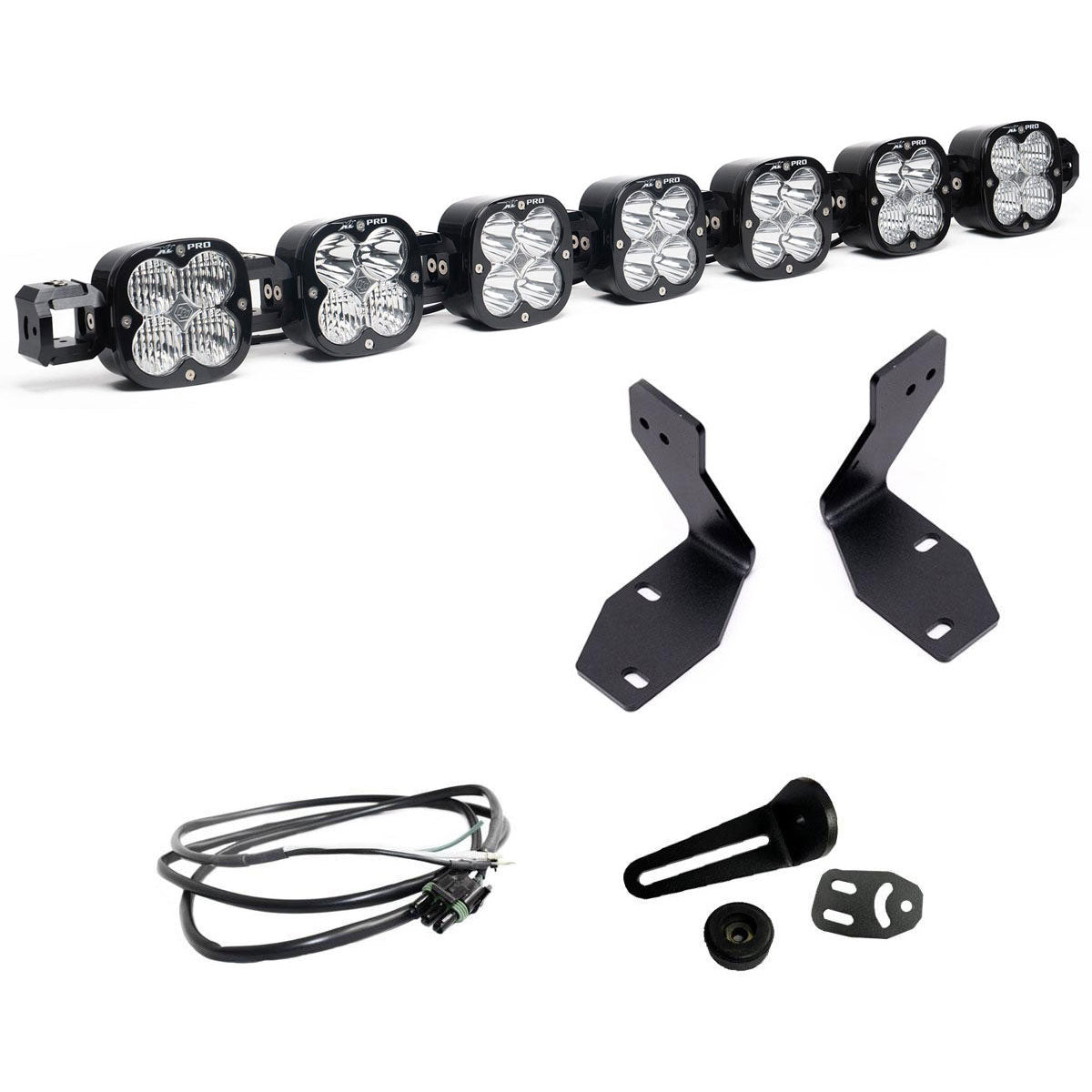 BAJA DESIGNS 7xl Linkable Bumper Light Kit - Ford 2023-2026 F-250/350 Super Duty