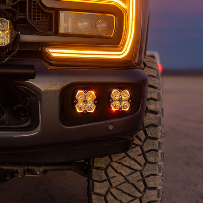 BAJA DESIGNS Squadron 2.0 Pro Dual Fog Pocket Light Kit - Ford 2023-2026 F-250/350 Super Duty