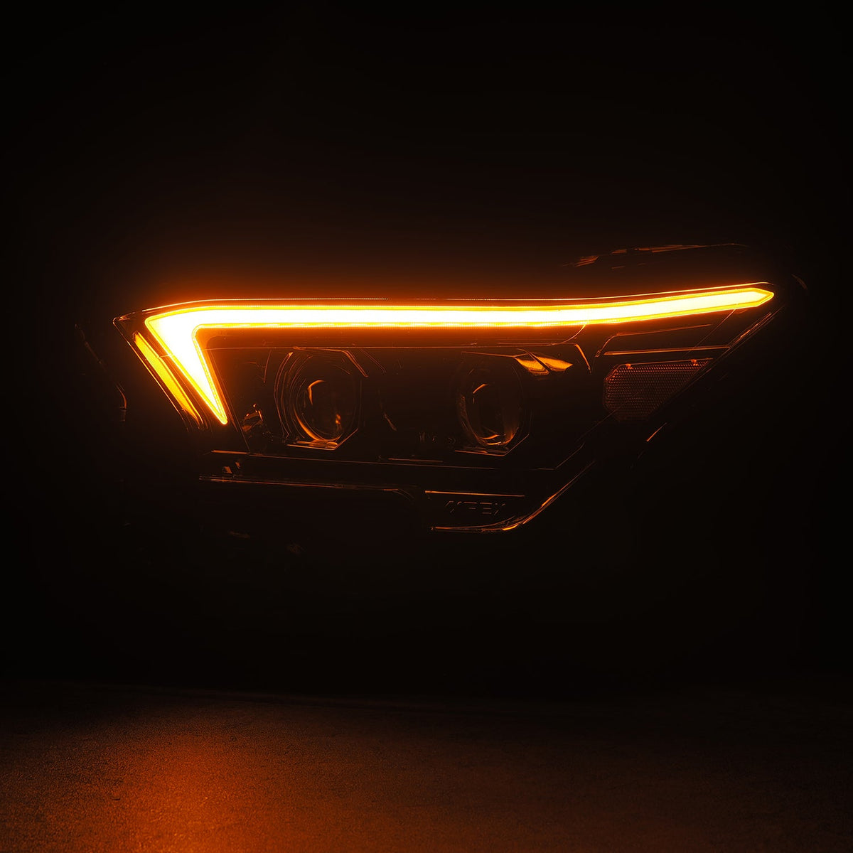 24-26 Toyota Tacoma / 25-26 4Runner OG-Style LUXX-Series LED Projector Headlights Alpha-Black - view 3