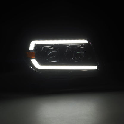 03-09 Toyota 4Runner LUXX-Series LED Projector Headlights Alpha-Black - view 2