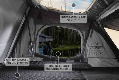 OVS BUSHVELD Hard Shell Roof Top Tent - 2 Person
