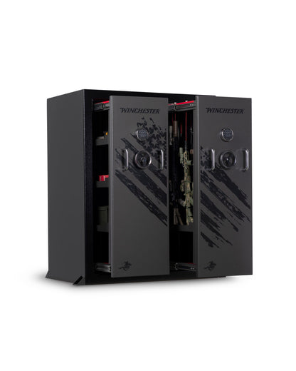 WINCHESTER Defender Double Door Safe - Slate Doors w/Black Body