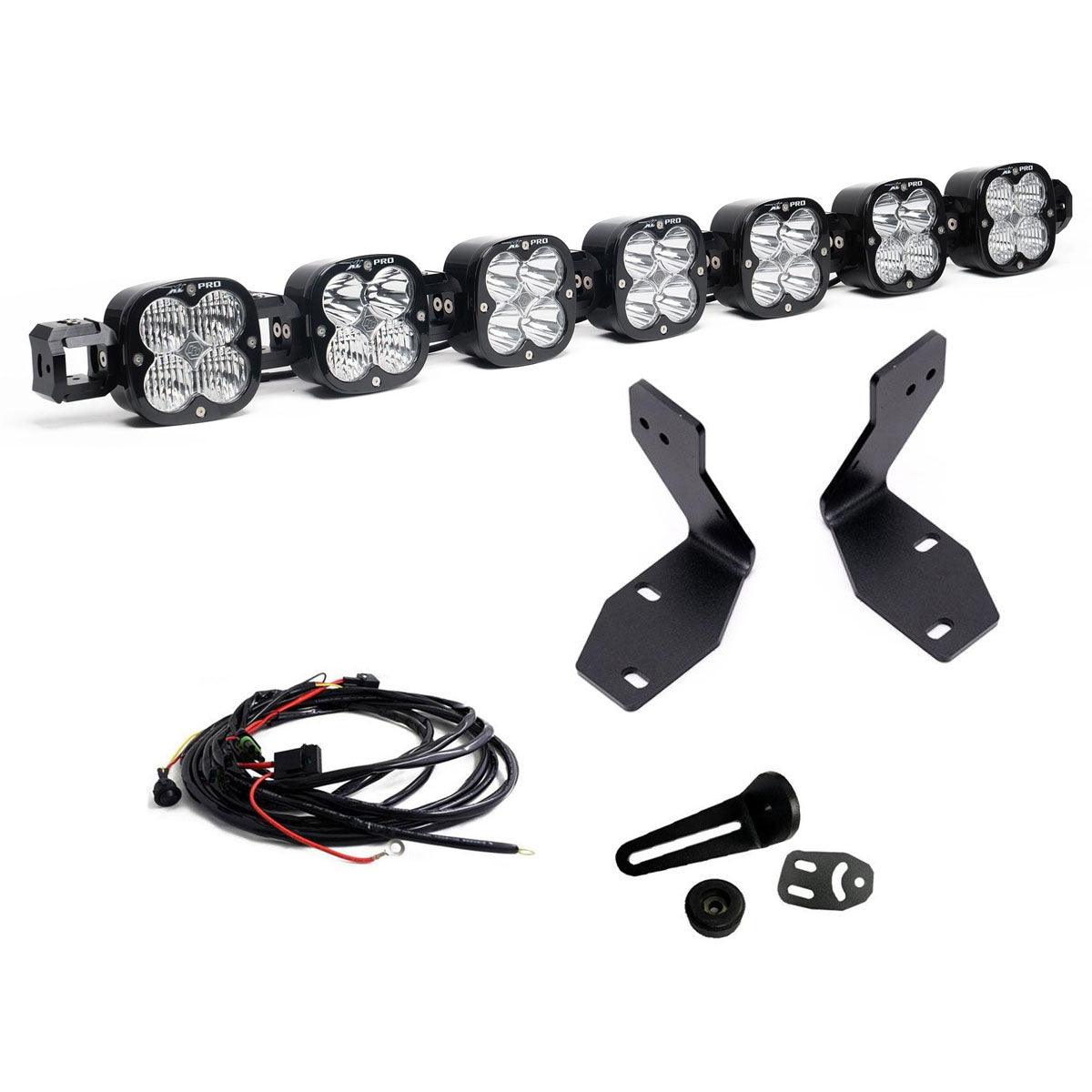 BAJA DESIGNS 7xl Linkable Bumper Light Kit - Ford 2023-2026 F-250/350 Super Duty