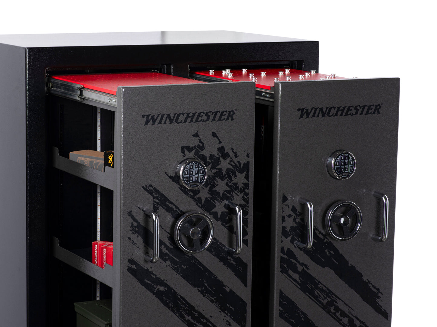 WINCHESTER Defender Double Door Safe - Slate Doors w/Black Body