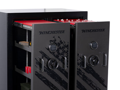 WINCHESTER Defender Double Door Safe - Slate Doors w/Black Body