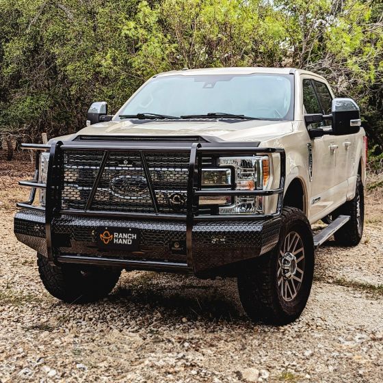 RANCH HAND SUMMIT SERIES FRONT BUMPER w/ GRILLE GUARD for 2017-2022 Ford F-250 / F-350 w/o Camera