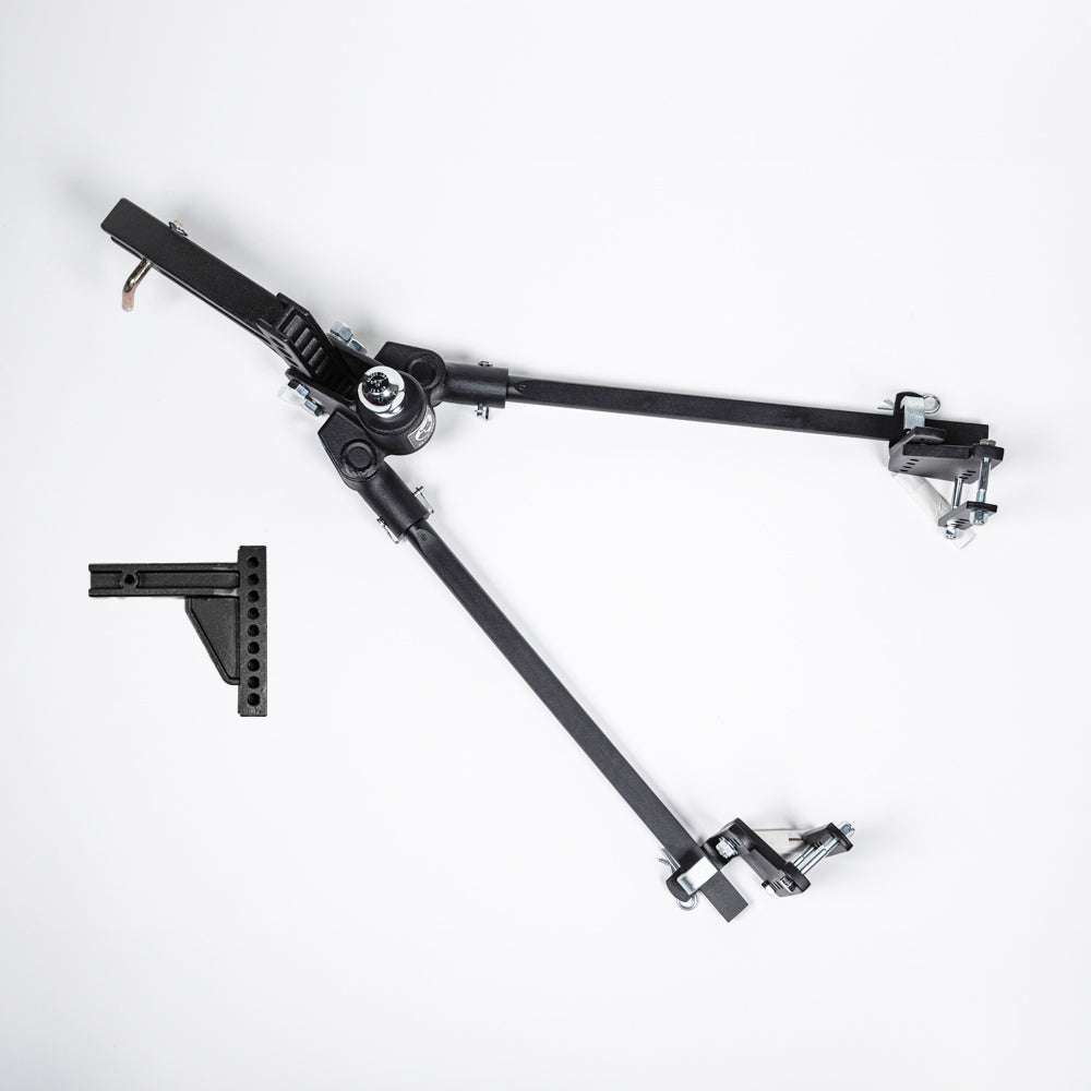 BXW1051 TrackPro Weight Distribution Hitch – 9 Hole Shank, 1000lbs Tongue, 10000lbs Towing, 2″ Receiver