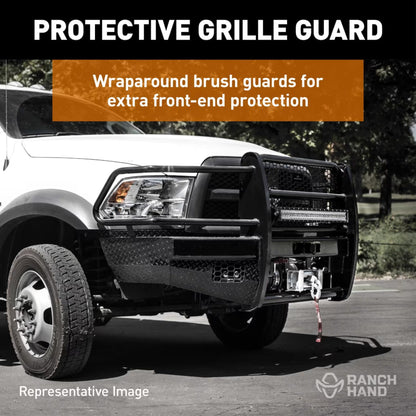 RANCH HAND SPORT WINCH-READY SERIES FRONT BUMPER w/ GRILLE GUARD for 2015-2019 Chevy Silverado 2500 / 3500 w/o camera