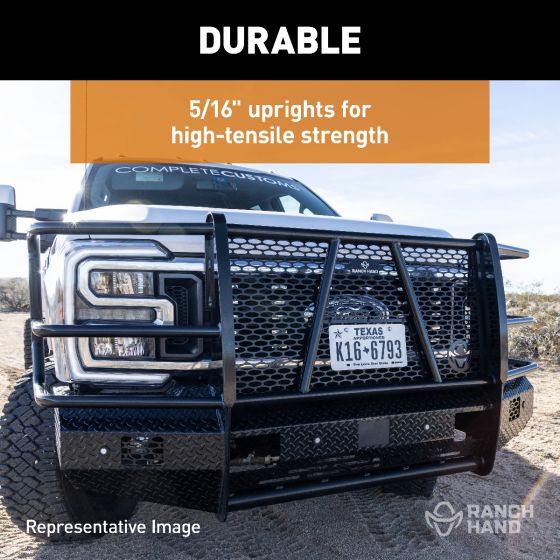 RANCH HAND SUMMIT SERIES FRONT BUMPER w/ GRILLE GUARD for 2019-2021 Chevy 1500 w/o Camera