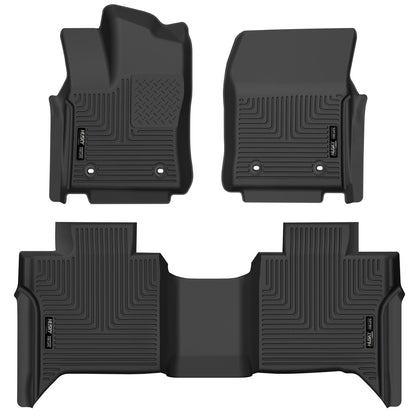 Husky Liners X-act Contour Front & Second Seat Floor Liners - 3 Piece - 53938