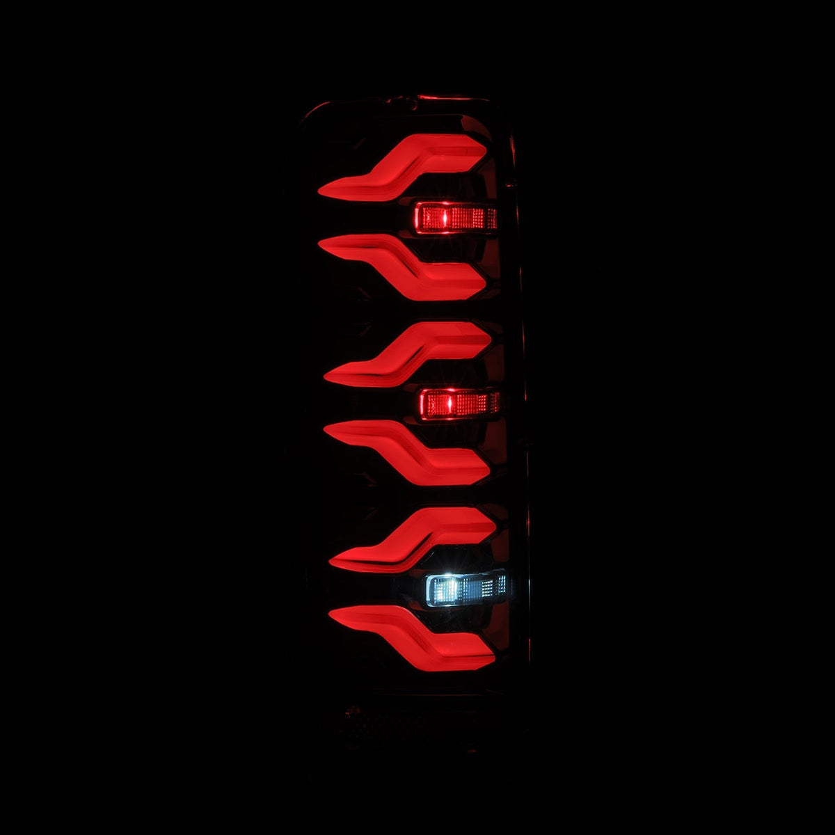 87-96 Ford F-Series/Bronco LUXX-Series LED Tail Lights Alpha-Black - view 10