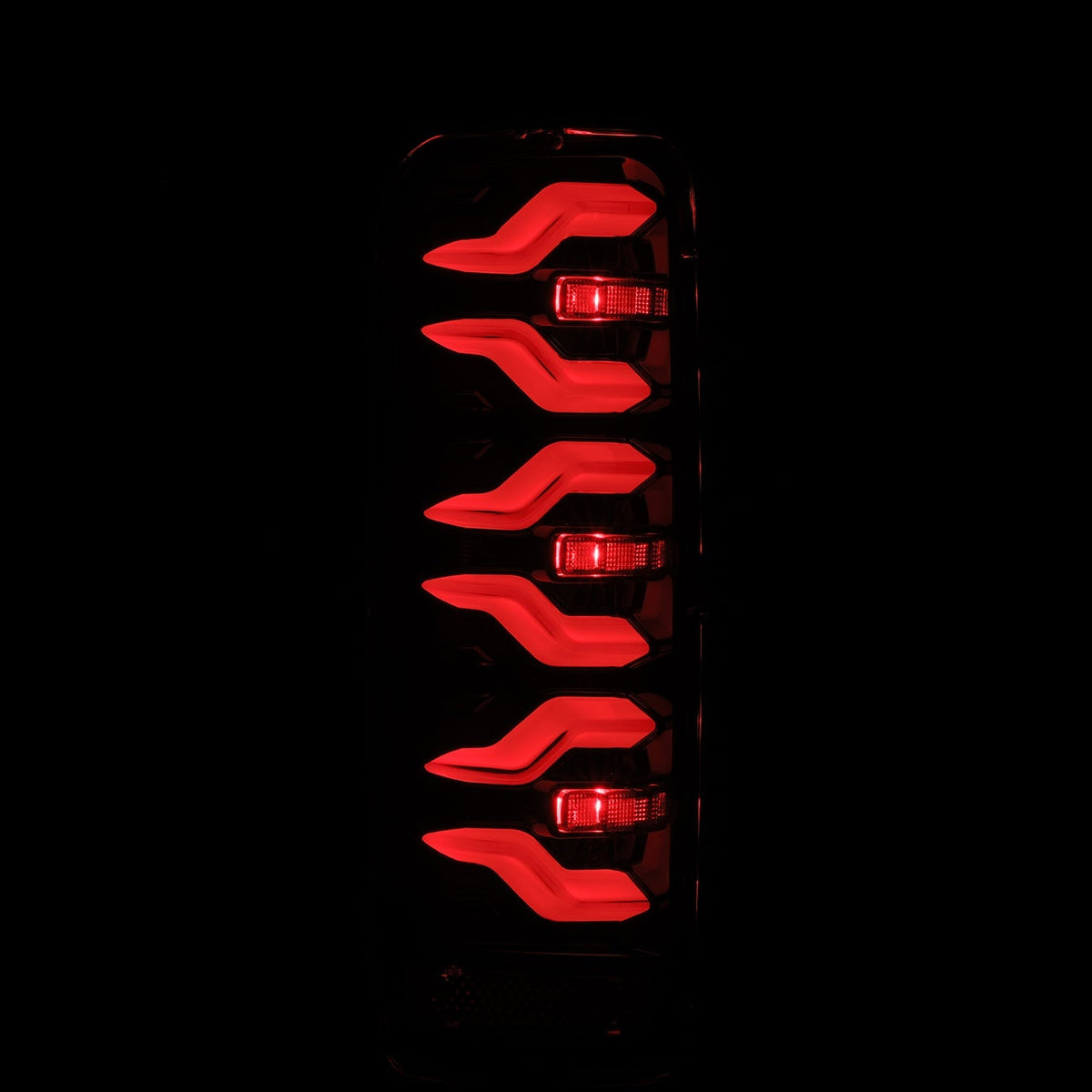 87-96 Ford F-Series/Bronco LUXX-Series LED Tail Lights Alpha-Black - view 8