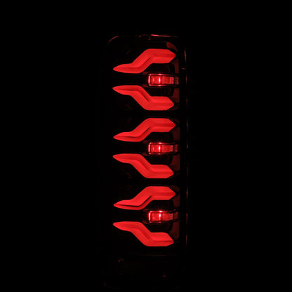 87-96 Ford F-Series/Bronco LUXX-Series LED Tail Lights Alpha-Black - view 8